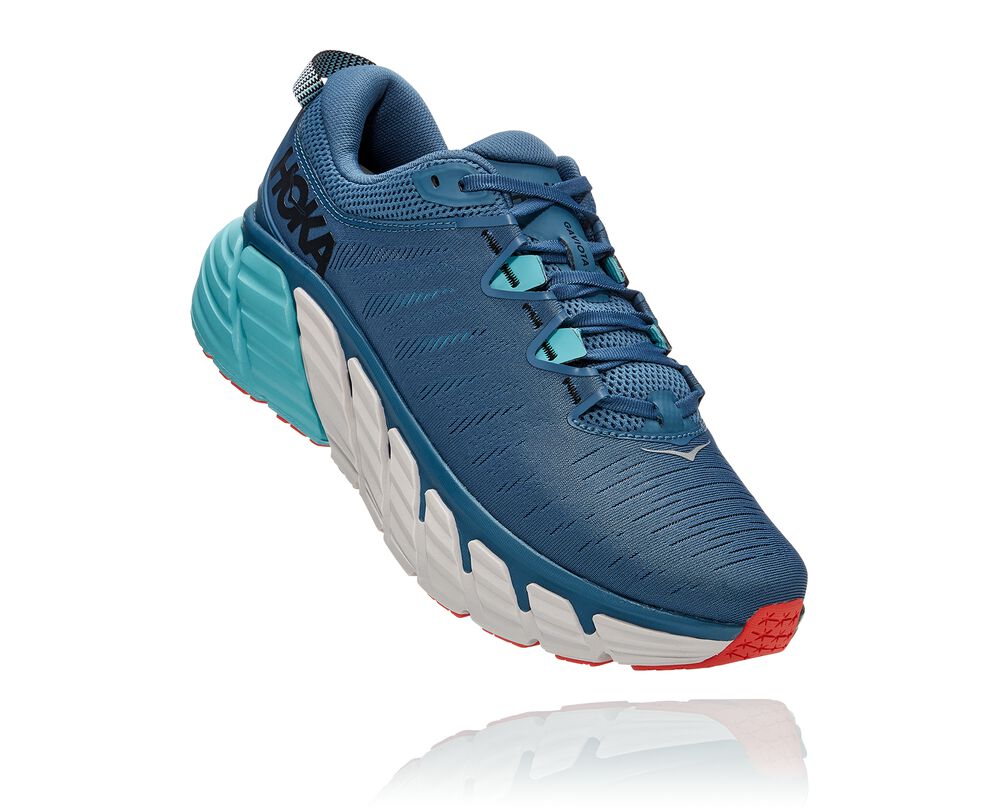 Hoka One One Gaviota 3 Ortopediska Skor Herr Blå - SE-2968143